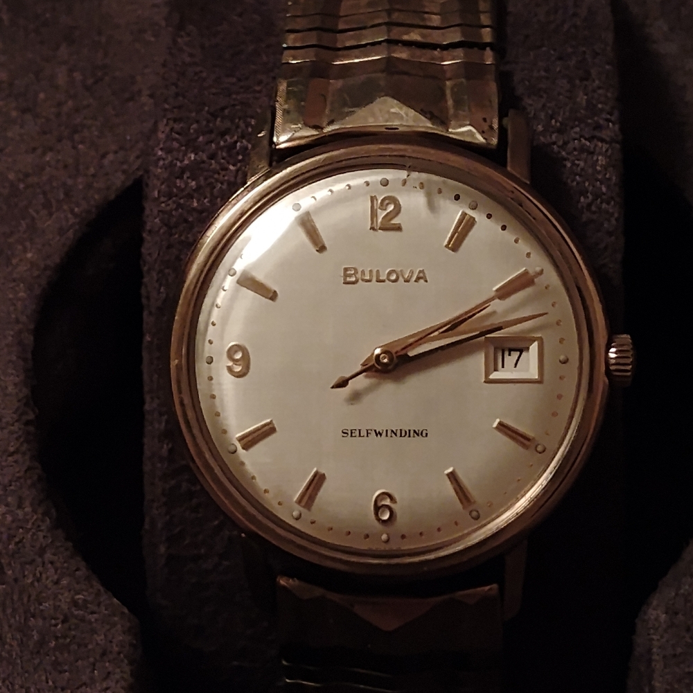 Vintage Bulova 10krgp Self-winding